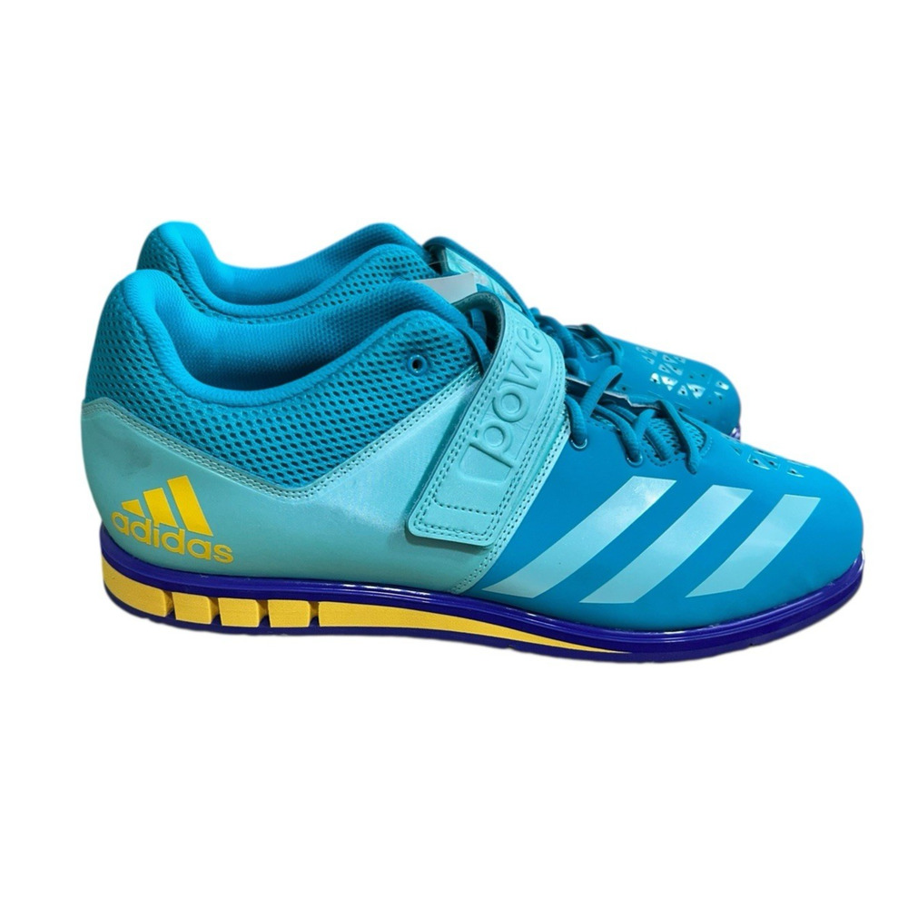 Adidas Powerlift 3.1 Weightlifting Shoes Men's 15 Energy Blue Training Sneakers - Picture 12 of 13